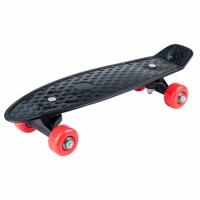 Jonotoys Playfun pennyboard zwart, een leuk klein skate board voor de beginners