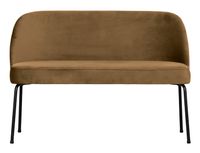 WOOOD Eetkamerbank 'Vogue' Velvet, kleur Honing Geel