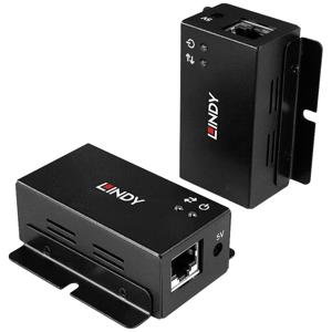 LINDY 2 Port USB 2.0 Cat.6 Extender USB-extender USB 2.0 via netwerkkabel RJ45 50 m