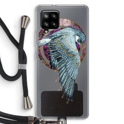 Golden Falcon: Samsung Galaxy A42 5G Transparant Hoesje met koord