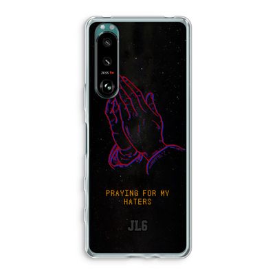 Praying For My Haters: Sony Xperia 5 III Transparant Hoesje