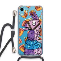 Loot Burger: iPhone XR Transparant Hoesje met koord