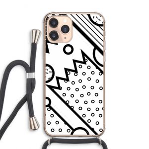 Pop Art #4: iPhone 11 Pro Max Transparant Hoesje met koord