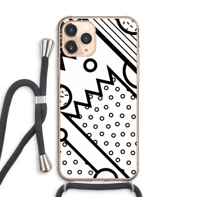 Pop Art #4: iPhone 11 Pro Max Transparant Hoesje met koord