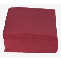 40x stuks luxe kwaliteit servetten bordeaux rood 38 x 38 cm   - - thumbnail