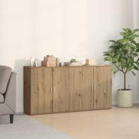 Dressoirs 2 stuks Artisan Eiken 79x38x80 cm Engineered Wood