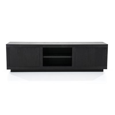 Eleonora TV-meubel 'Helsinki' Eiken, kleur Zwart, 160cm