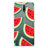 Nokia 2.4 | Siliconen Case | Watermelons