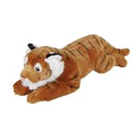 Grote pluche bruine tijger knuffel 60 cm speelgoed - thumbnail