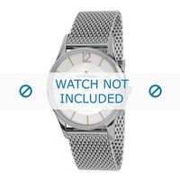 Jacques Lemans horlogeband 1-1944G Staal Zilver