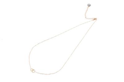 Go Dutch Label Ketting met Dubbele Cirkel Goud