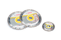 Bosch Accessoires 2x Diamantdoorslijpschijf Universal 230 mm + Diamantschijf 125 mm - 061599760Z Bosch Accessoires 2x Diamantdoorslijpschijf Universal 230 mm + Diamantschijf 125 mm - 061599760Z