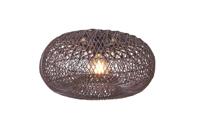 GOOD&MOJO Plafondlamp 'Arizona' Bamboe, 50cm, kleur Burgundy