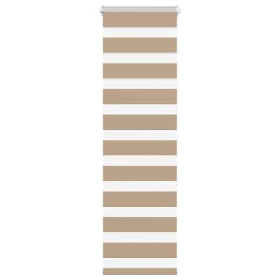 Zebra Blind 45x150 cm stofbreedte 40,9 cm polyester zandbruin