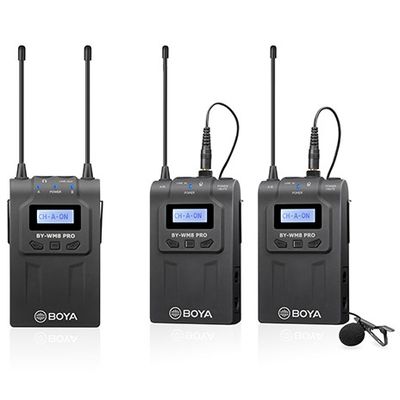Boya BY-WM8 Pro-K2 UHF draadloze microfoon set