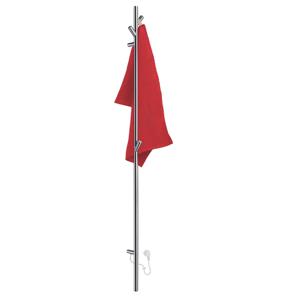 Smedbo Dry Handdoekradiator - 10.7x172x8cm - ophangen - RVS Gepolijst Edelstaal FK710