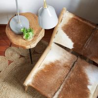 Kave Home Kave Home Eider rond, hout beige,, 35 x 54 x 35 cm - thumbnail