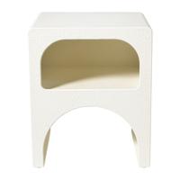Nachtkastje Flint - wit - 48.5x39.5x35 cm