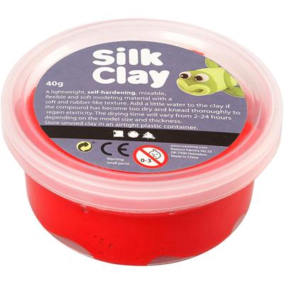 Silk Clay - rood, 40gr.