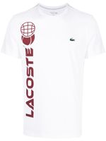 Lacoste x Daniil Medvedev t-shirt à logo imprimé - Blanc - thumbnail