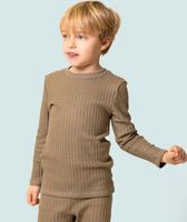 Ribbed-Knit Top Camel - thumbnail