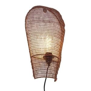 QAZQA Oosterse wandlamp brons 45 cm - Nidum