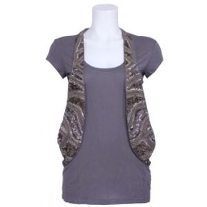 Tuxedo - Guess - Shirts en tops - Grijs