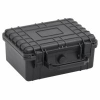 VidaXL Flightcase draagbaar 24x19x11 cm pp zwart