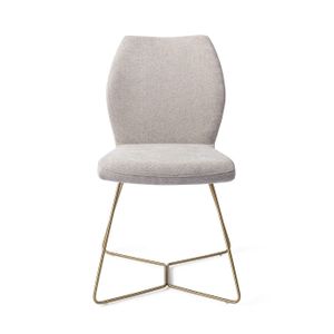 Jesper Home Eetkamerstoel 'Ikata' Beehive Gold, kleur Pretty Plaster