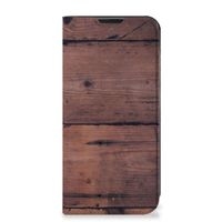 Samsung Galaxy Xcover 6 Pro Book Wallet Case Old Wood