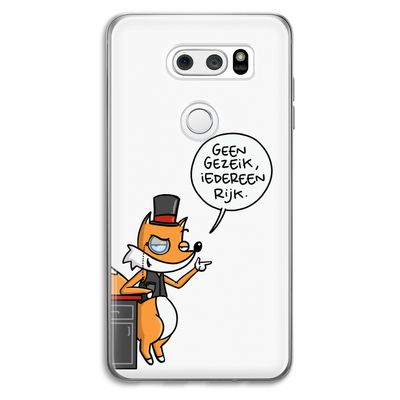 Geen Gezeik: LG V30 Transparant Hoesje