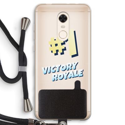 Victory Royale: Xiaomi Redmi 5 Transparant Hoesje met koord