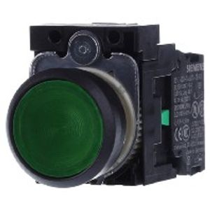 3SU1106-0AB40-1BA0  - Complete push button green 3SU1106-0AB40-1BA0