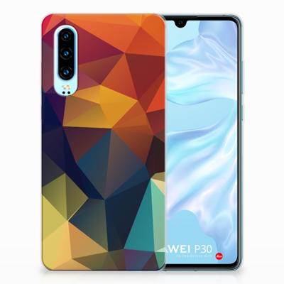 Huawei P30 | TPU Hoesje | Polygon Color