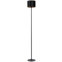 Masterlight Zwarte vloerlampVenus 150cm met zwarte lampenkap - 1470-05-05-130