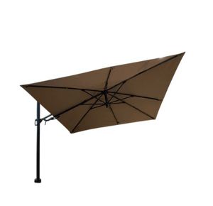 Barletta vrijhangende zweefparasol 3x3 m. taupe - Borek