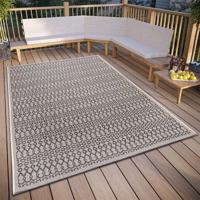 Buitenkleed Vanti - Beige / Grijs maat: 120x63cm - materiaal: Polypropyleen - Dekbed-Discounter.nl