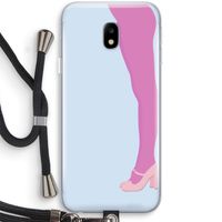 Pink panty: Samsung Galaxy J3 (2017) Transparant Hoesje met koord