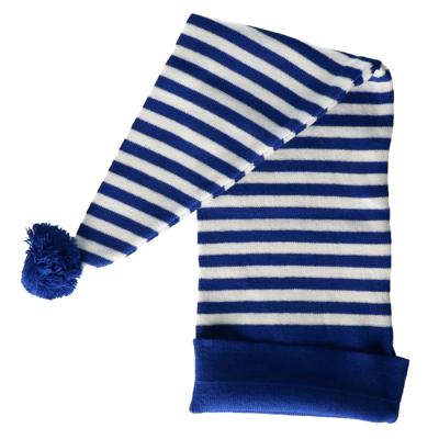 Slaapmuts - blauw/wit - volwassenen en kinderen vanaf 12 jaar - verkleedmuts - slaapmutsen