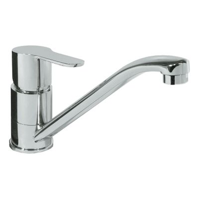 Keukenkraan Tres BM | Opbouw | 360° Draaibaar | Mengkraan | 1-hendel | Rond | Chroom