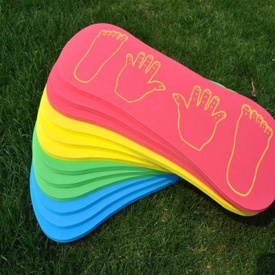 3 STKS outdoor sport Sense opleiding apparatuur Foam handen en voeten samenwerking Board sport spel speelgoed voor kinderen willekeurige kleur leveri