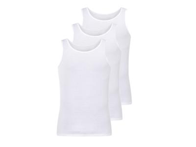 LIVERGY 3 Heren hemden (Wit, L)