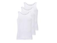 LIVERGY 3 Heren hemden (Wit, L)