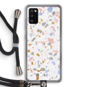 Terrazzo N°8: Samsung Galaxy A41 Transparant Hoesje met koord