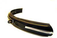 voorspatbord 28 inch staal zwart/goud