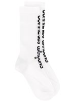 Comme Des Garçons chaussettes à logo - Blanc