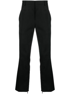 Off-White pantalon de costume à coupe droite - Noir