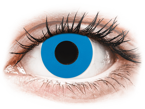 CRAZY LENS - Sky Blue - zonder sterkte (2 gekleurde daglenzen)