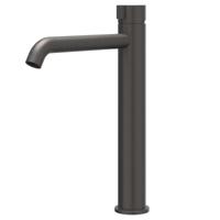 IVY Tribe Wastafelkraan - Verhoogd Model L - Geborsteld RVS 316 Carbon Black PVD