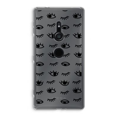 Eye pattern #2: Sony Xperia XZ2 Transparant Hoesje